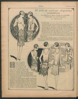 El arte de realizar elegancias económicas : La moda de los boleros brinda un admirable recurso para las transformaciones