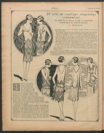 El arte de realizar elegancias económicas : La moda de los boleros brinda un admirable recurso para las transformaciones