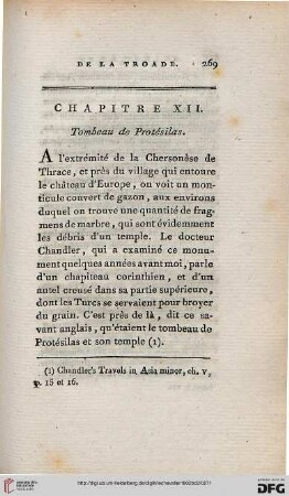 Chapitre XII: Tombeau de Protésilas