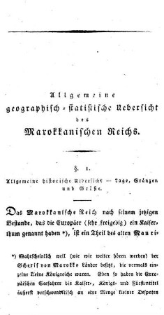 §.1. Allgemeine historische Uebersicht. - Lage, Gränzen, Größe.