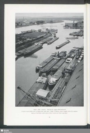 Basel. Rheinhafen gegen Dreiländereck