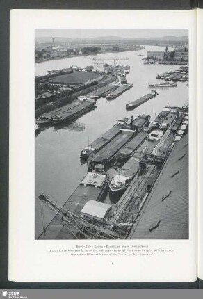 Basel. Rheinhafen gegen Dreiländereck