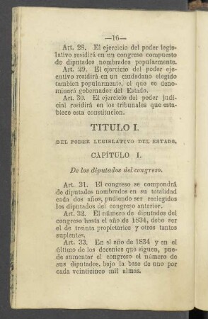 Titulo I