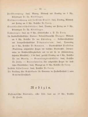 15-17, Medizin