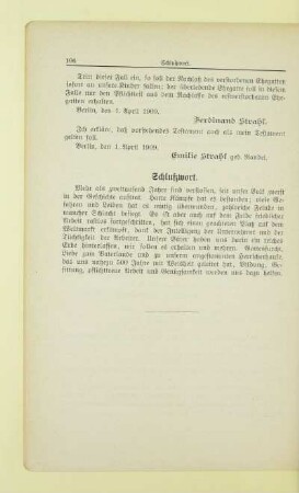 Schlußwort