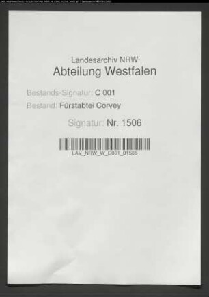 Lehnregister (gebunden)