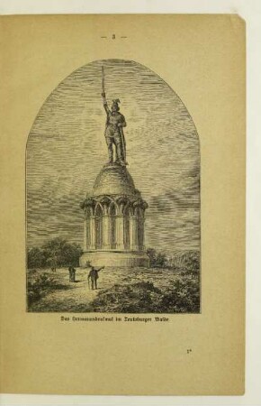 Das Hermannsdenkmal im Teutoburger Walde