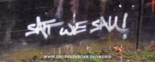 SATT WIE SAU!