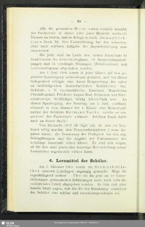4. Lernmittel der Schüler