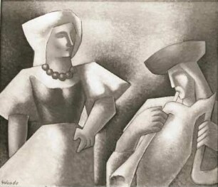 Gajdoš : Galanda, Mikuláš: Gajdoš. Öl/Leinwand; 71 x 78 cm. Bratislava: Nationalgalerie, Galanda-Ausstellung