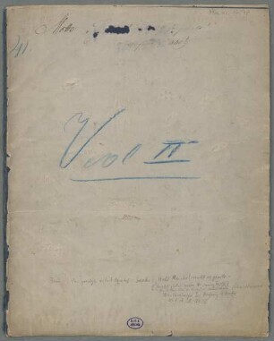 Quartets, vl (2), vla, vlc, d-Moll - BSB Mus.ms. 16578 : [without title]