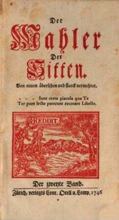 Der Mahler der Sitten. 2. 1746