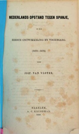 Nederlands opstand tegen Spanje, 3