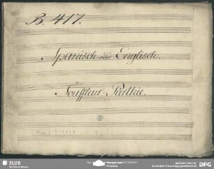 Spanisch oder Englisch - Mus.2-F-531A : V (4), Coro maschile, b