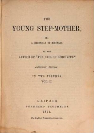 The young step-mother or a chronicle of mistakes. 2