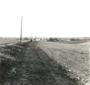 Großerkmannsdorf. Ortsansicht. Blick von der Mühle