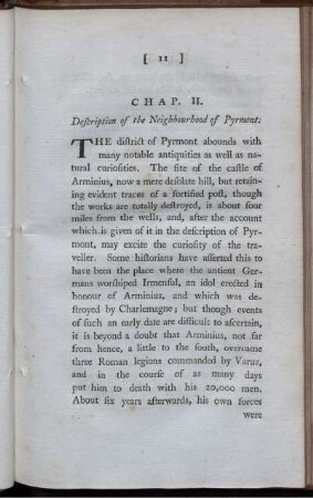 Chap. II. Description of the Neighbourhood of Pyrmont