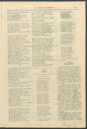 Plegaria. : A nuestra Señora de los Dolores.