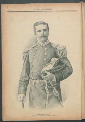 [Retrato de] Coronel Pedro E. Muñiz : Subprefecto e Intendente de Policía de Lima.