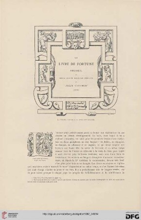 8: Le Livre de Fortune recueil de deux cents dessins inédits de Jean Coussin, [2]