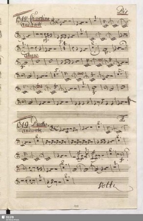 1318. Cavatina: Vedrete un ciglio / Cimarosa, D.