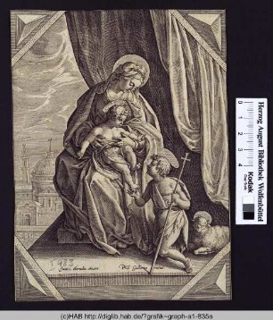 Maria mit dem Christuskind und Johannes dem Täufer