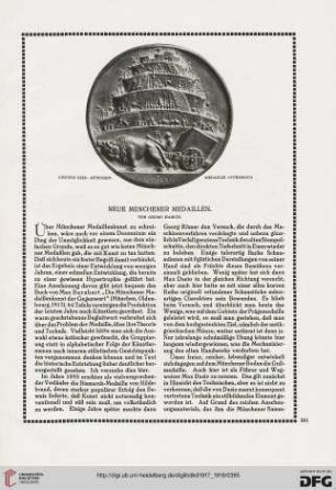 Neue Münchener Medaillen