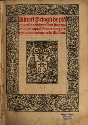 De Planctu ecclesiae : libri duo