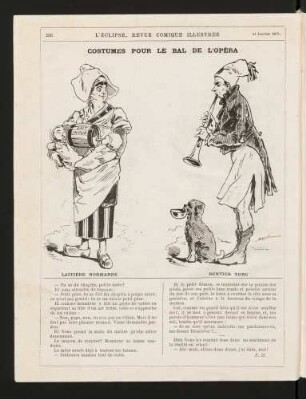 Costumes pour le bal de l'opéra