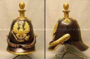Helm Modell 1842 für Offiziere, Artillerie-Regimenter Nr. 1, Nr. 3 und Nr. 6, Preußen