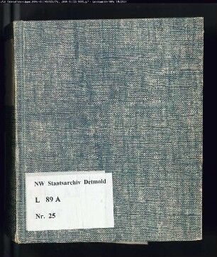 Gogerichtsregister Amt Blomberg