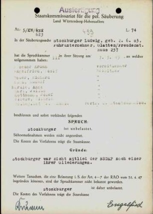 Stockburger, Ludwig