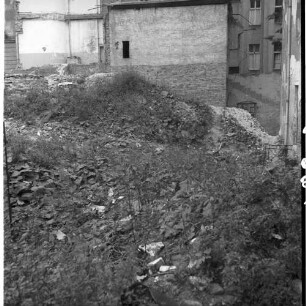 Negativ: Gelände, Wartburgstraße 10, 1952