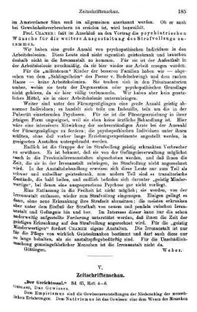 185-189, Der Gerichtssaal. Bd. 65, Heft 4-6. Bd. 66, Heft 1-4
