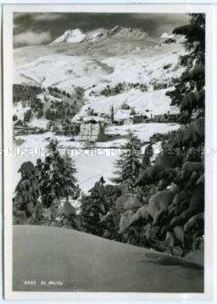 Ansicht von St. Moritz