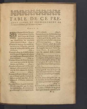 Table de ce present livre