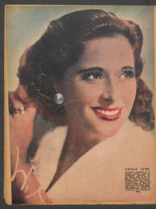 [Fotografía de] Chola Luna