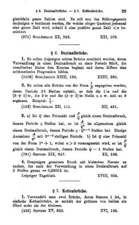 § 6. Dezimalbrüche (4).