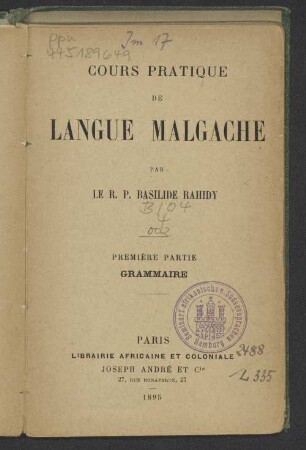 1: Grammaire