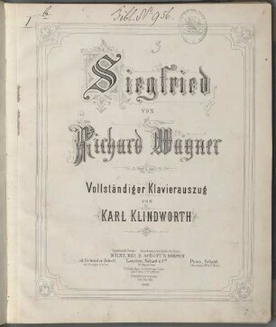 Siegfried : [Historisches Aufführungsmaterial der Bayerischen Staatsoper]. 5, Siegfried