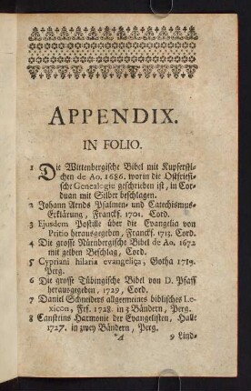 1-27, In Folio - In Quarto