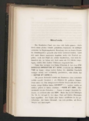 Münzfunde