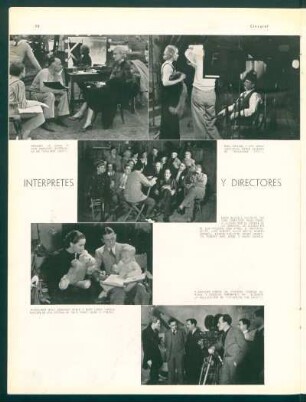 Intérpretes y directores