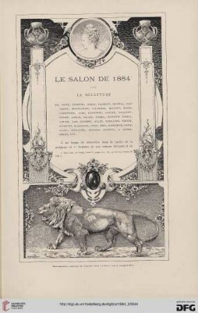 10: Le Salon de 1884, [6] : la sculpture