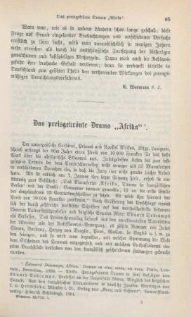 65-81 Das preisgekrönte Drama "Afrika"