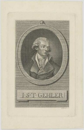 Bildnis des I. S. T. Gehler