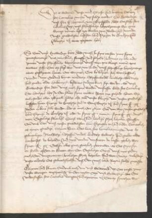 Antwort der Schöffen und Landmänner auf das Schreiben des Abtes von Binsfeld, 1495 (?)