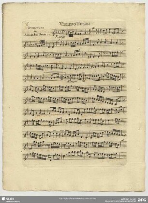 Alessandro Severo, HWV A13 