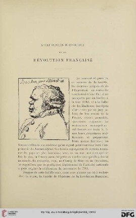 3. Pér. 1.1889: L' exposition historique de la Révolution française