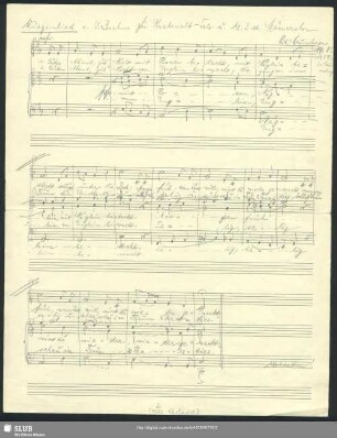 Wiegenlied [RMWV 425/ 2.Fassung]